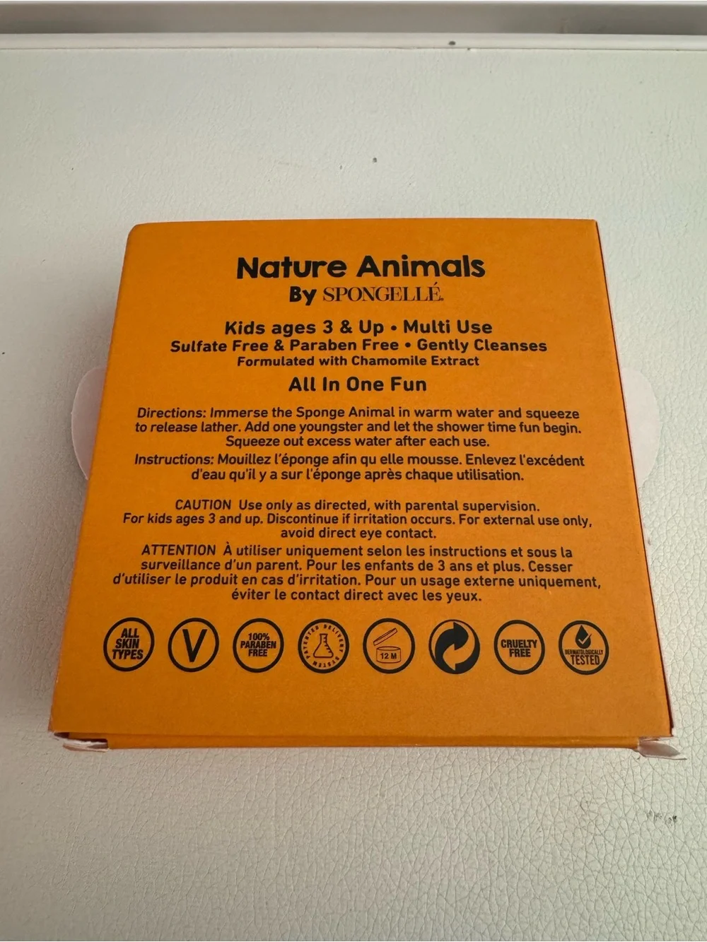 Spongelle Nature Animals Bella Butterfly Body Sponge